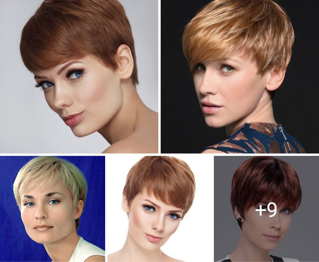 top trending 45 hair dye colours and Stylish Latest Short Pixie vintage style hair cutting ideas